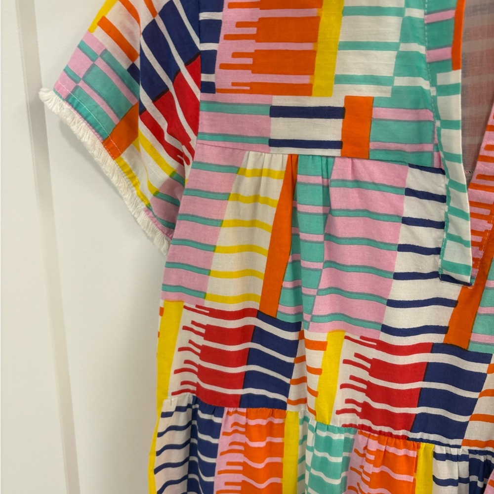 Thml Tiered Multicolor Geometric Pattern Mini Pea… - image 4